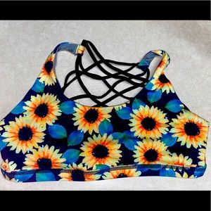 (L) Born Primitive Bra sunflower